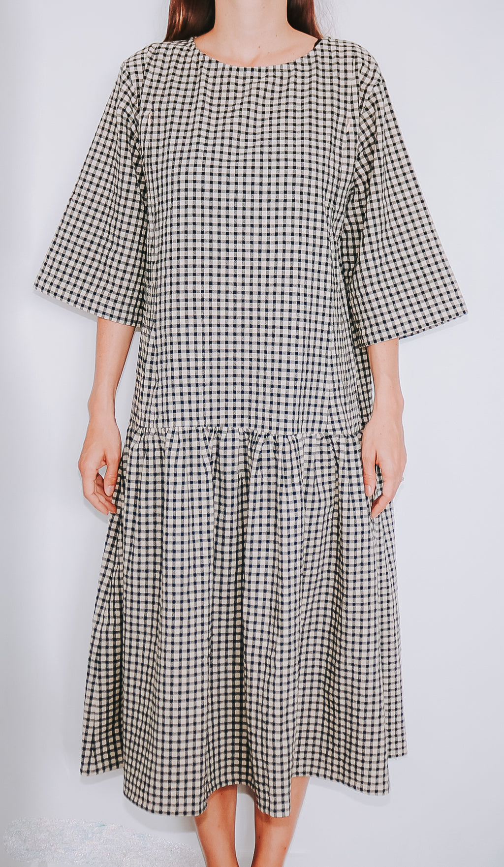 The Mira Nursing Dress Black