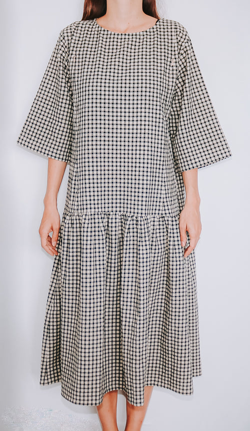 The Mira Nursing Dress Black